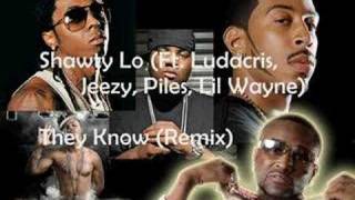 Shawty Lo  They Know Official Remix explicit amp no DJ [upl. by Lusty]