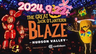 New Yorks Halloween 2024 The Great Jack OLantern Blaze Hudson Valley halloween [upl. by Oneladgam503]