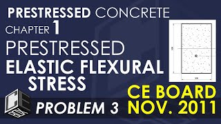 Prestressed Concrete Chapter 1 Principles of Prestressed Concrete Problem 3 PH [upl. by Ailhat263]