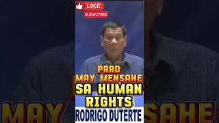 PRRD MAY MENSAHEBSA HUMAN RIGHTS viralvideo politics vpsara true duterte trueline pinoyabroad [upl. by Galvin]