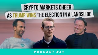 Crypto Markets Cheer As Trump Wins The Election In A Landslide 41 [upl. by Yntrok520]