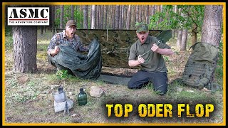 Outdoor Ausrüstung von ASMC  Bushcraft Survival Camping Test [upl. by Adeuga]