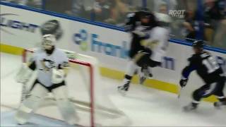 Steve Downie flattens Benjamin Lovejoy HD DualFeed [upl. by Ylicec]