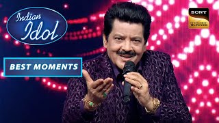 Indian Idol S13  Udit Narayan जी ने गाए Iconic Songs  Best Moments [upl. by Noynek527]