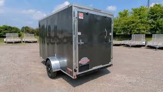 Cargo Mate 6x12 Enclosed Cargo Trailer w Ramp Door  AAA Trailer  Howell MI [upl. by Jesh]