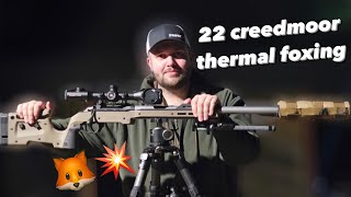 QUICK 22 CREEDMOOR THERMAL FOXING SESSION [upl. by Trilly]