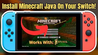 How to install Minecraft Java Edition on Nintendo Switch Works With Hypixel nintendoswitch [upl. by Iva]