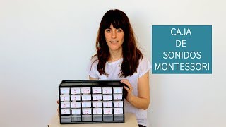 Haz en casa tu Caja de Sonidos Montessori para la Lectoescritura [upl. by Nodnek]