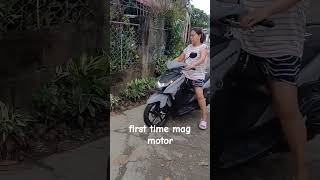 firt time mag motor mio gear miogear miogear driving [upl. by Ojyma]