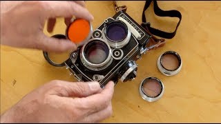 Fotografare con la Rolleiflex e le lenti addizionali Rolleinar [upl. by Alenairam]