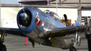 Ground Attack Day  P47 Thunderbolt and A1 Skyraider [upl. by Kcinom]