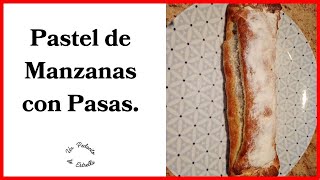 ⭐PASTEL de MANZANAS con PASAS⭐RECETAS típicas Fáciles y Sabrosas⭐pasteldemanzana postres recetas [upl. by Anaeel593]