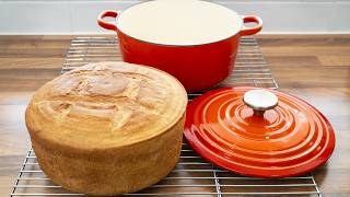 Dutch Oven Bread An amazing crispy bread recipe [upl. by Clarine]