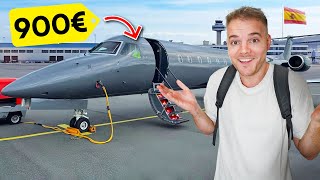 Für 900€ ALLEINE im Privatjet von Mallorca nach Hause [upl. by Maddalena]