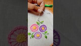 Learn French Knot Stitch with One Simple Twist Add elegance to any design Embroidery DIY Craft [upl. by Feinstein]