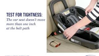 Graco SnugRide SnugLock Extend2Fit Infant Car Seat Base LATCH Installation [upl. by Anaynek]