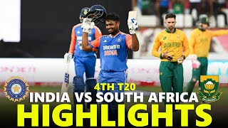 India vs South Africa Highlights 4th T20 2024  IND VS SA [upl. by Rob169]