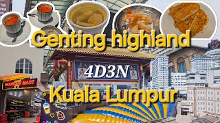 Getaway to Kuala Lumpur amp Genting Highland Malaysia 🇲🇾 [upl. by Violetta]