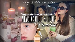 lay’s virtual skin clinic 🧴niacinamide serum benefits [upl. by Lael]