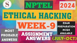 Ethical Hacking  NPTEL Week9 Assignment Answers 2024JULYOCTEthicalHacking nptel skumaredu [upl. by Warrin]