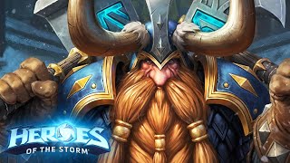 Muradin The Tankiest Tank To Ever Tank  Heroes of the Storm Hots Muradin Gameplay [upl. by Ohs]