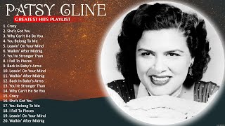 Patsy Cline Greatest Hits 🔥 The Best Of Patsy Cline Songs 🔥 Youre Stronger Than Me 806 [upl. by Relyuc585]