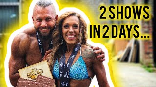 Bodybuilding Couple 2 shows in 2 days Gold Achieved [upl. by Tsirhc]