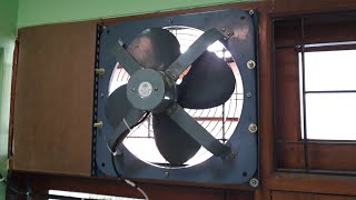 Late 1980s CKE 16quot Standard Type Industrial Exhaust Fan [upl. by Eedoj]