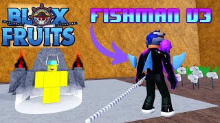 COMO PEGAR A RAÇA FISHMAN V3 NO BLOX FRUITS  GUIA COMPLETO [upl. by Isidor168]