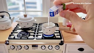 Super Fun Cooking with Miffy Face Series FUJIHORO Mini Collection in ReMent Dollhouse Kitchen🐰🤍 [upl. by Jonas]