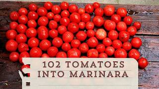 How to make Marinara Sauce for winter [upl. by Masson]