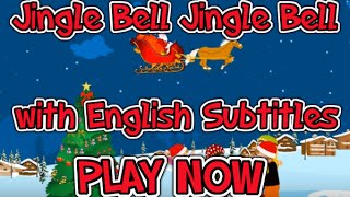 Jingle Bell Jingle Bell with English Subtitles  Nursery Rhymes  Kids Rhymes [upl. by Nanoc]