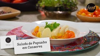 SALADA DE PUPUNHA EM CONSERVA  BIZU [upl. by Rog]