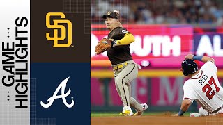 Padres vs Braves Game Highlights 4623  MLB Highlights [upl. by Ejroj819]