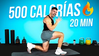 🔥 QUEMA MUCHAS CALORÍAS con este CARDIO HIIT de 20 MIN  Ejercicios en CASA para BAJAR DE PESO [upl. by Elleb124]