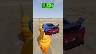 Lucky vs Unlucky Cars  BeamNGDrive shorts [upl. by Ortensia335]