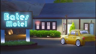 THE BATES MOTEL 🏨  THE SIMS 4  SPEED BUILD [upl. by Yentroc195]