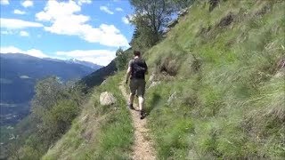 Unterwegs in den Alpen 2017 Der Partschinser Höhenweg  Partschinser Wasserfall [upl. by Drusilla511]