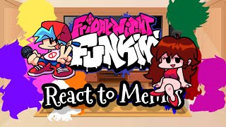 FNF React to MemesGacha Club Friday Night FunkinElenaYT [upl. by Sherrod]