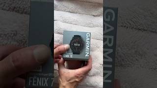 Garmin Fenix 7X Solar watch with custom strap garmin fenix7 hikingwatch [upl. by Nahtiek]