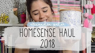 Huge Homesense Haul  Home Decor Haul 2018 [upl. by Rudolph231]