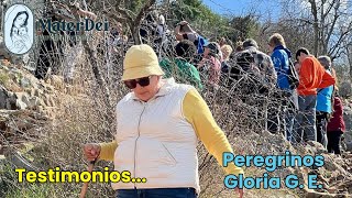 Testimonios Peregrina Gloria Gilda Estrada  Medjugorje Marzo 2024 [upl. by Airelav825]