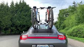 Porsche 911 Bike Rack 2 Mountain Bikes [upl. by Naldo112]