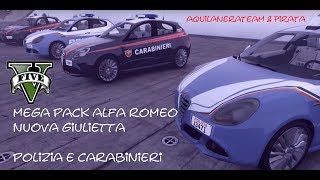 GTA 5  MEGA PACK  ALFA ROMEO NUOVA GIULIETTA  PSampCC  ANTampPIRATA  ELS MODEL [upl. by Florina]