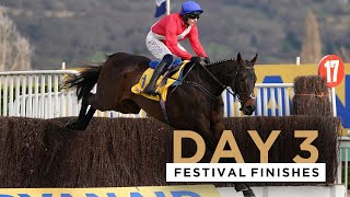 ALL FINISHES FROM DAY 3 OF THE 2022 CHELTENHAM FESTIVAL [upl. by Etnoid268]