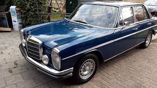 Mercedes 200d w115 start and walkaround [upl. by Halak840]