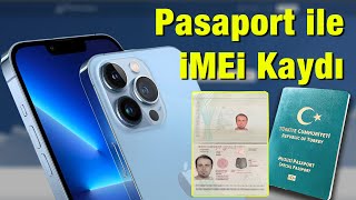 imei kayıt  Pasaport kaydı  Yurtdışı Telefonların iMEi kaydını kendiniz ücretsiz yapın [upl. by Johnstone]