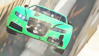 EXTREME CAR LAUNCH GTA 5 Funny Moments [upl. by Leitnahs]