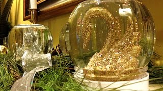 DIY Elegant Holiday Snow Globe [upl. by Fiedler]