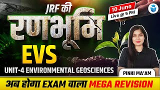 UGC NET Environmental Science Marathon  Environmental Geoscience Complete Revision by Pinki Mam [upl. by Cutty309]